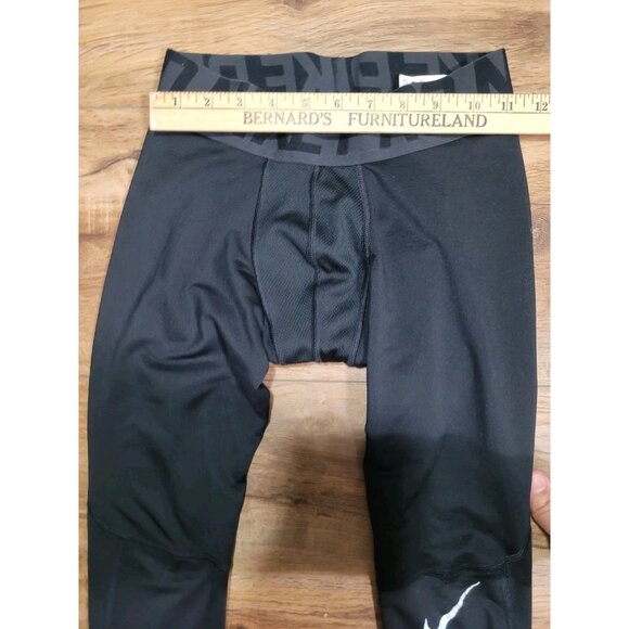 Nike Pro Youth Boys Size Medium Dri-Fit Tight Fit Compression Leggings Black M - Picture 5 of 10